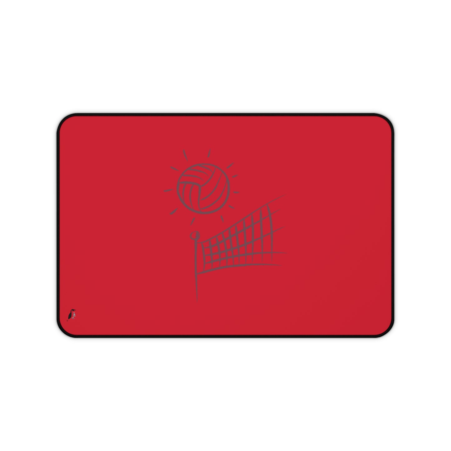 Desk Mat: Volleyball Dark Red