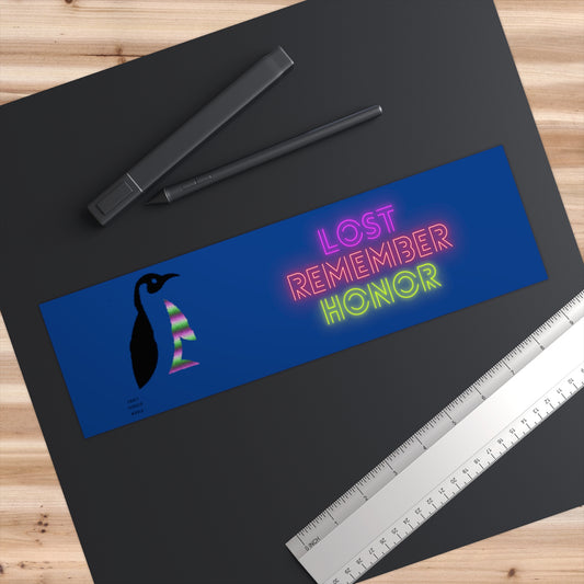Bumper Stickers: Crazy Penguin World Logo Dark Blue