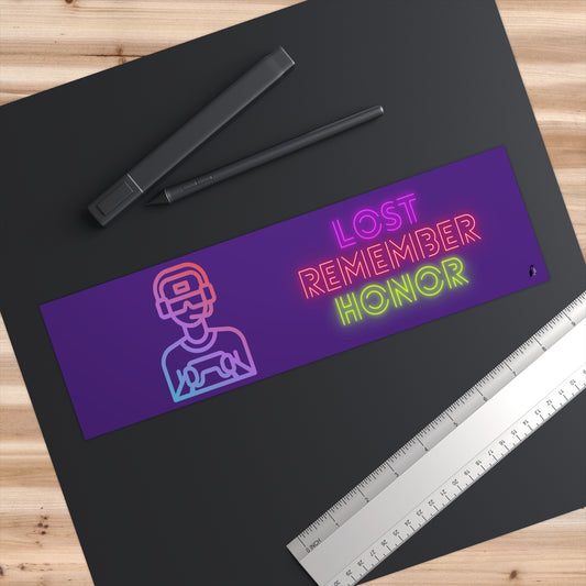 Bumper Stickers: Gaming Purple