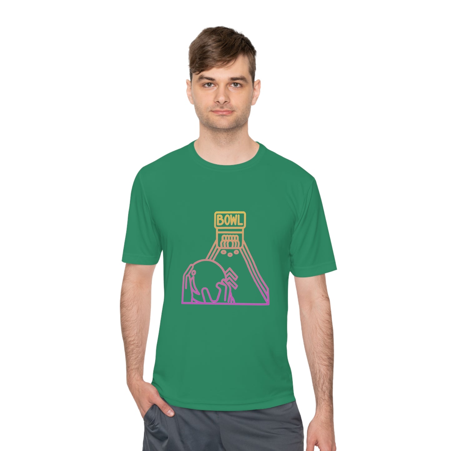 Moisture Wicking Tee: Bowling #2