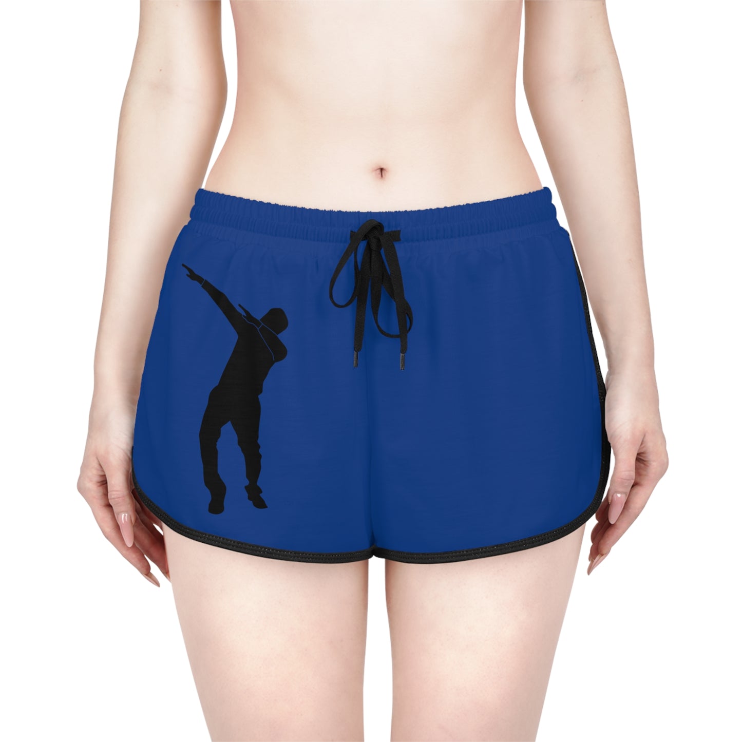 Women's Relaxed Shorts: Dance Dark Blue