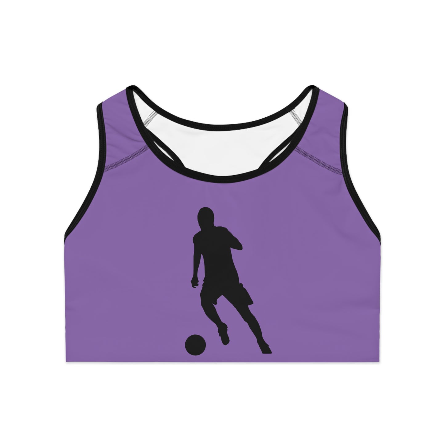 Sports Bra: Soccer Lite Purple