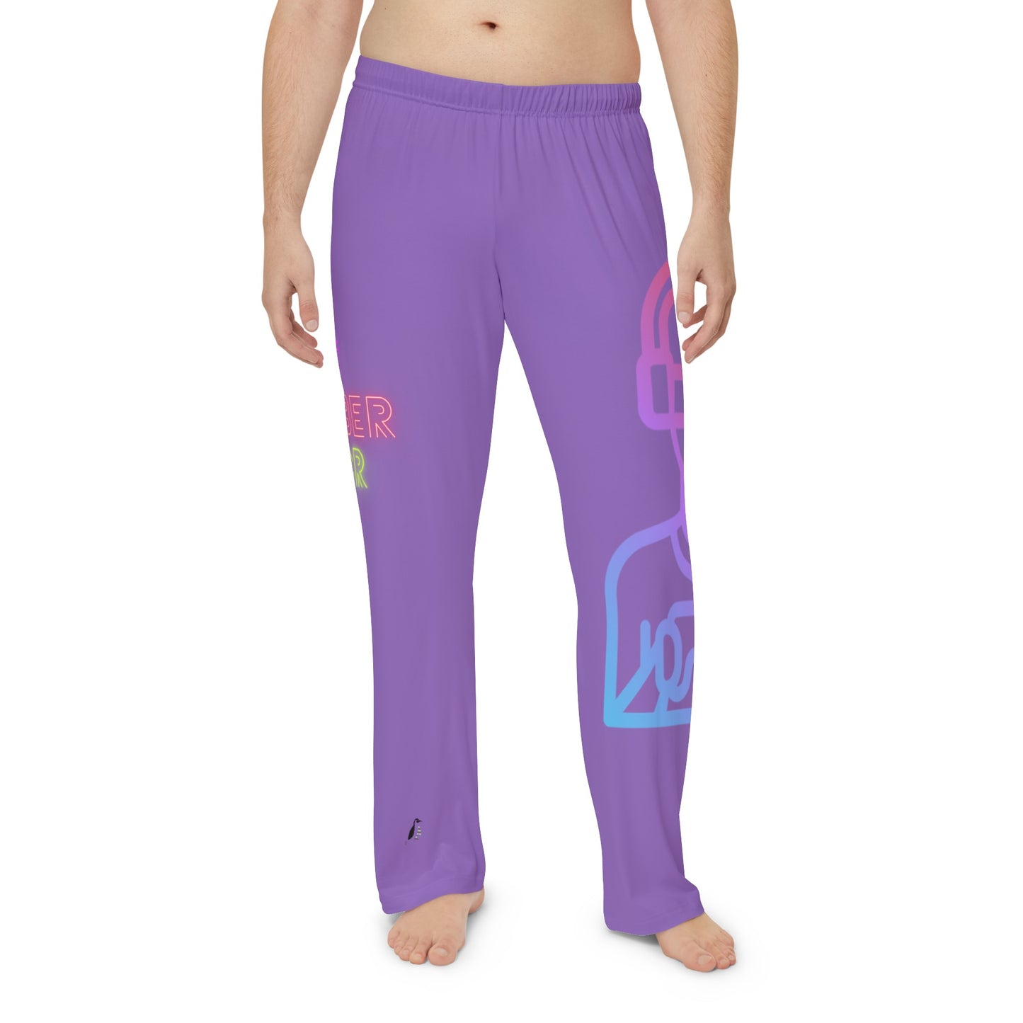 Men's Pajama Pants: Gaming Lite Purple