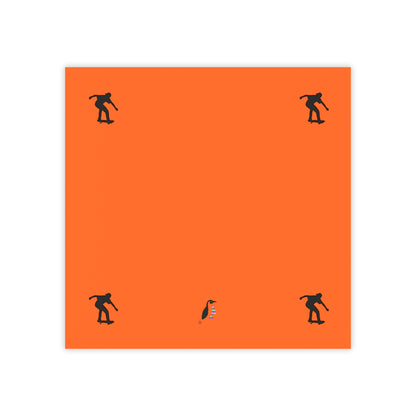 Post-it® Note Pads: Skateboarding Orange