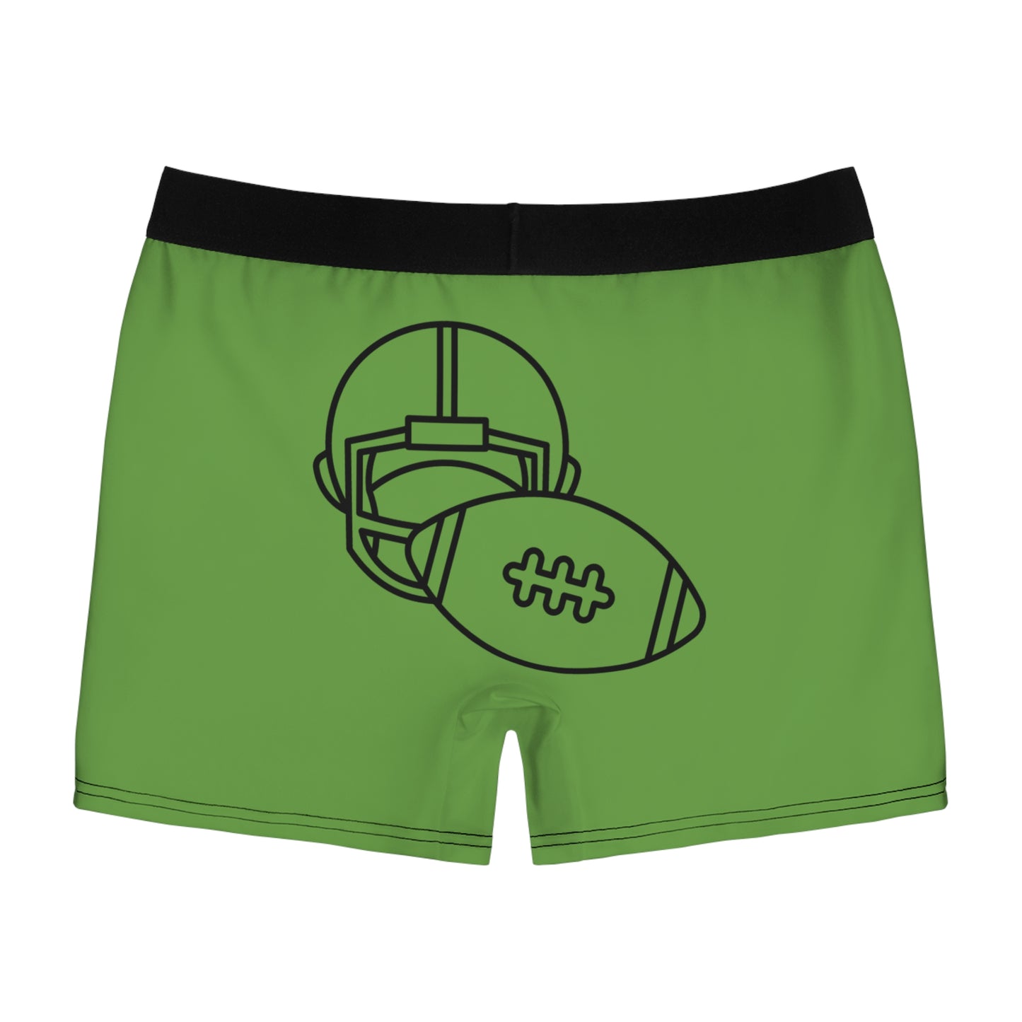 Men's Boxer Briefs Football Green