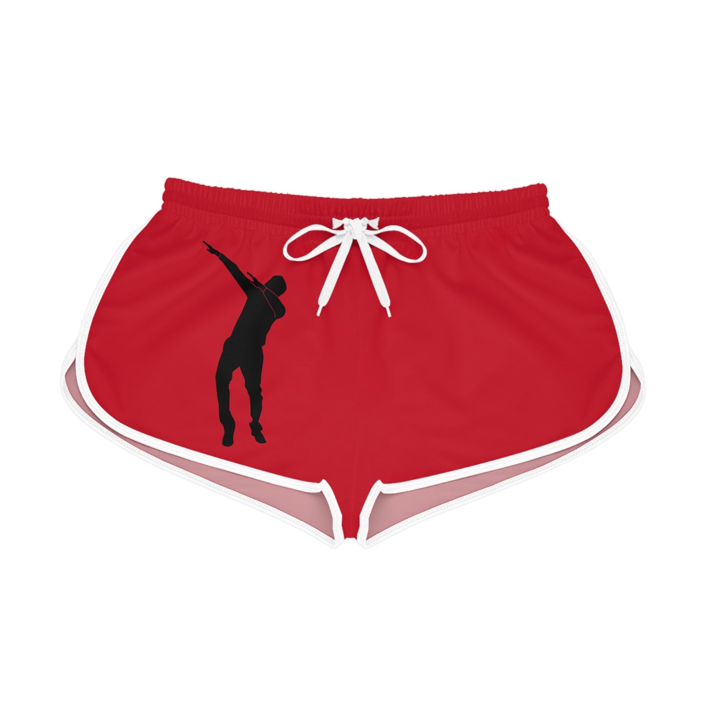 Women's Relaxed Shorts: Dance Dark Red