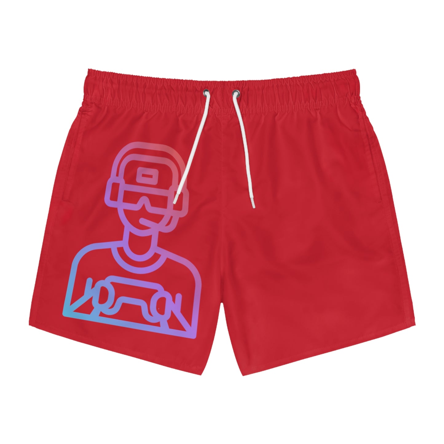 Swim Trunks: Gaming Dark Red