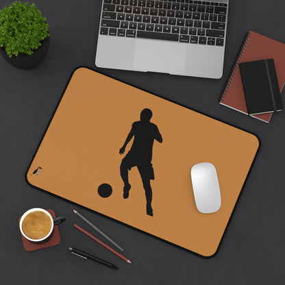 Desk Mat: Soccer Lite Brown