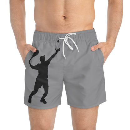 Swim Trunks: Tennis Grey