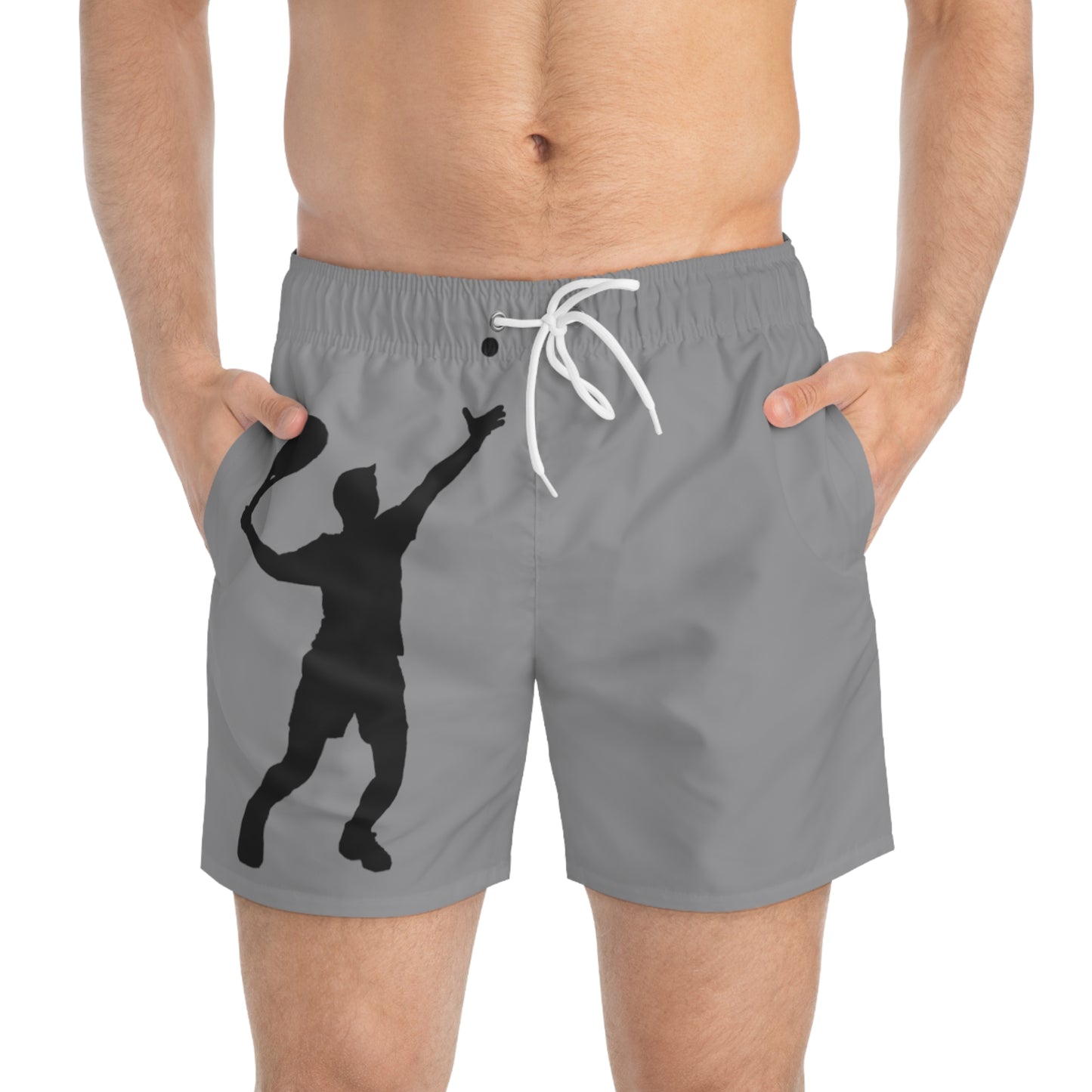 Swim Trunks: Tennis Grey