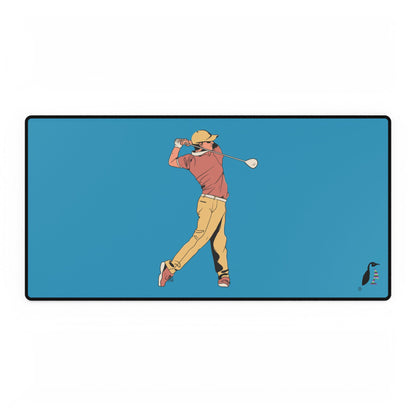 Desk Mats: Golf Turquoise