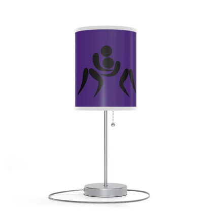 Lamp on a Stand, US|CA plug: Wrestling Purple