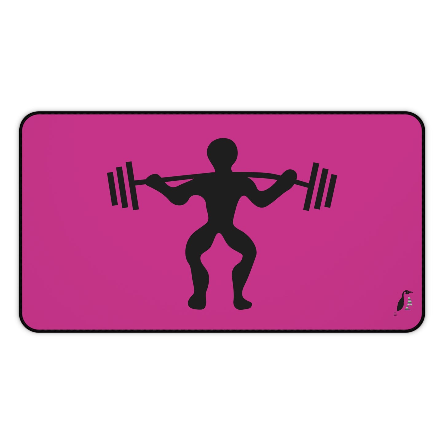 Desk Mat: Weightlifting Pink