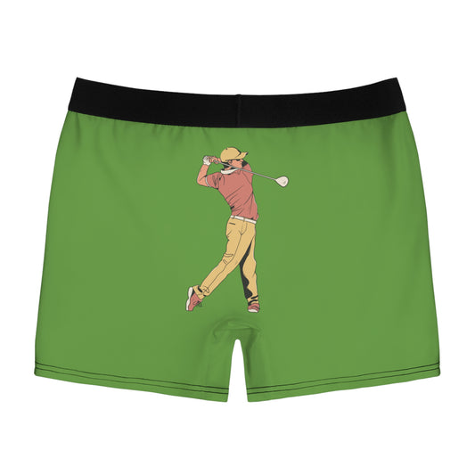 Men's Boxer Briefs: Golf Green