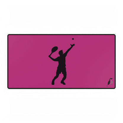 Desk Mats: Tennis Pink