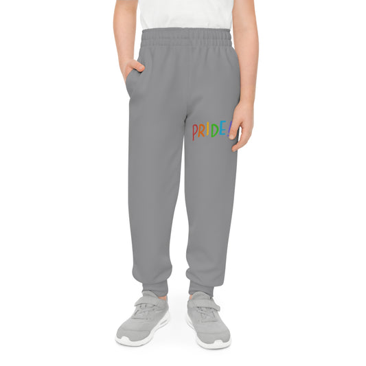 Youth Joggers: LGBTQ Pride Grey