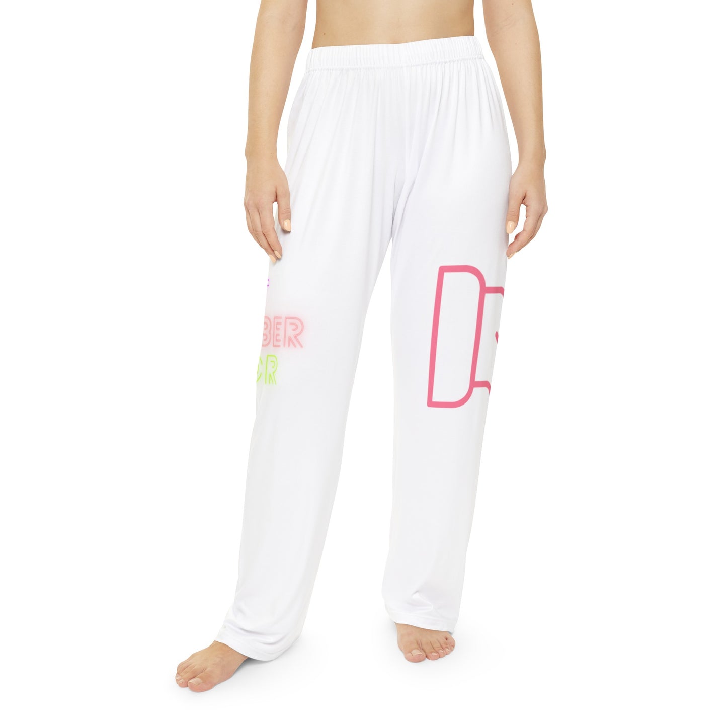 Women's Pajama Pants: Fight Cancer White