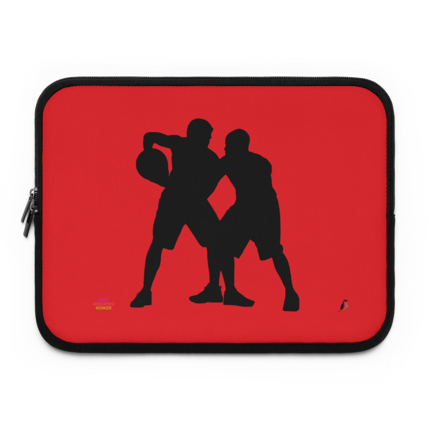 Laptop Sleeve: Basketball Red