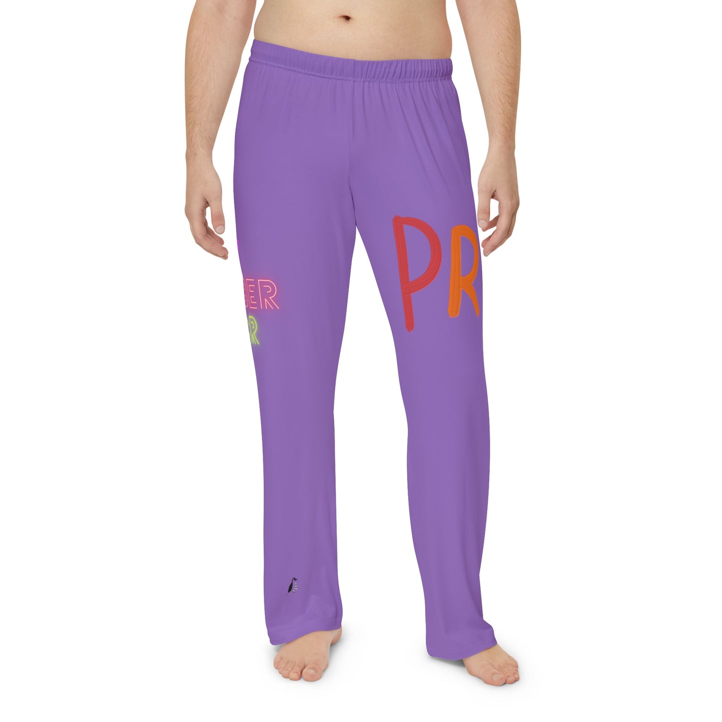 Men's Pajama Pants: LGBTQ Pride Lite Purple