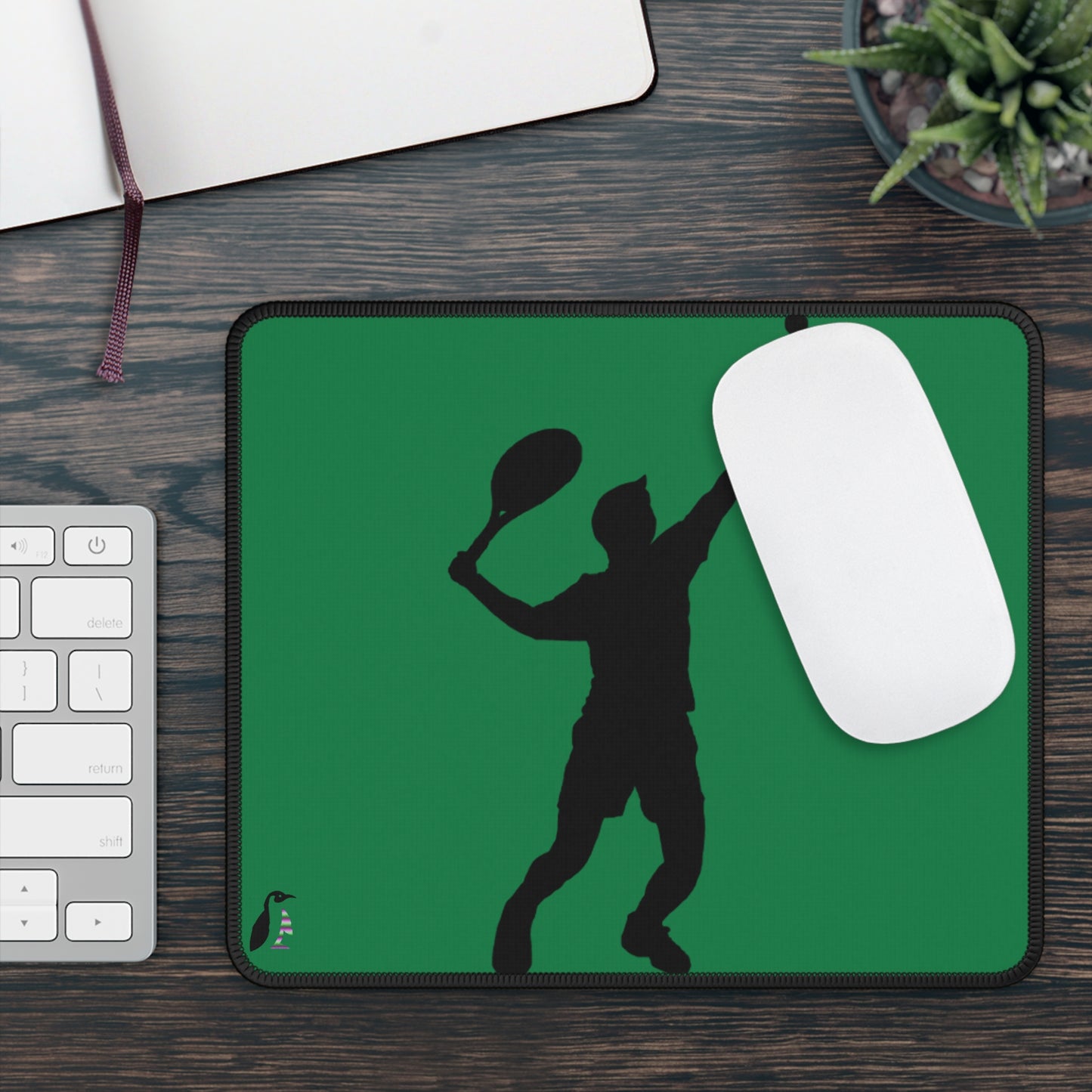 Gaming Mouse Pad: Tennis Dark Green