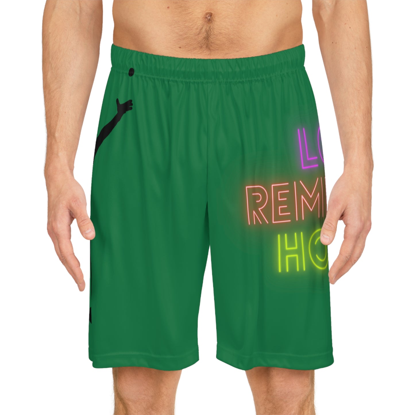 Basketball Shorts: Tennis Dark Green