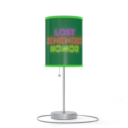 Lamp on a Stand, US|CA plug: Music Dark Green