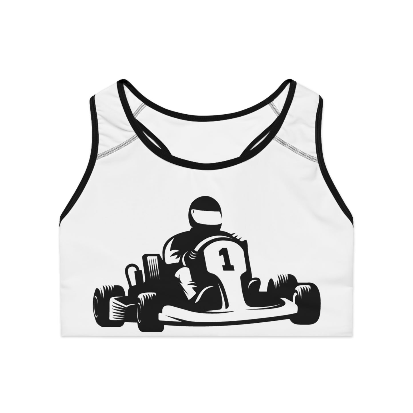 Sports Bra: Racing White