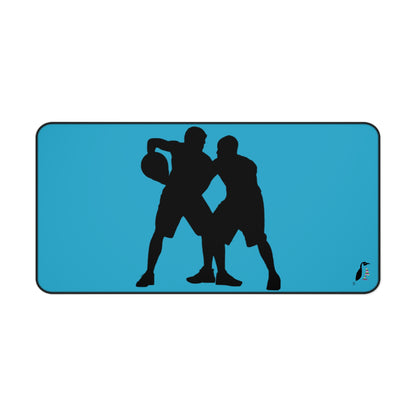 Desk Mat: Basketball Turquoise