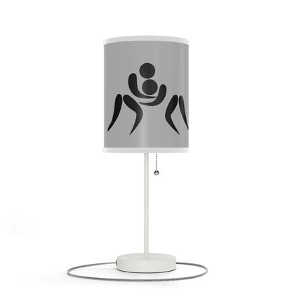 Lamp on a Stand, US|CA plug: Wrestling Lite Grey