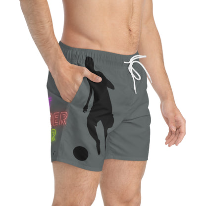 Swim Trunks: Soccer Dark Grey