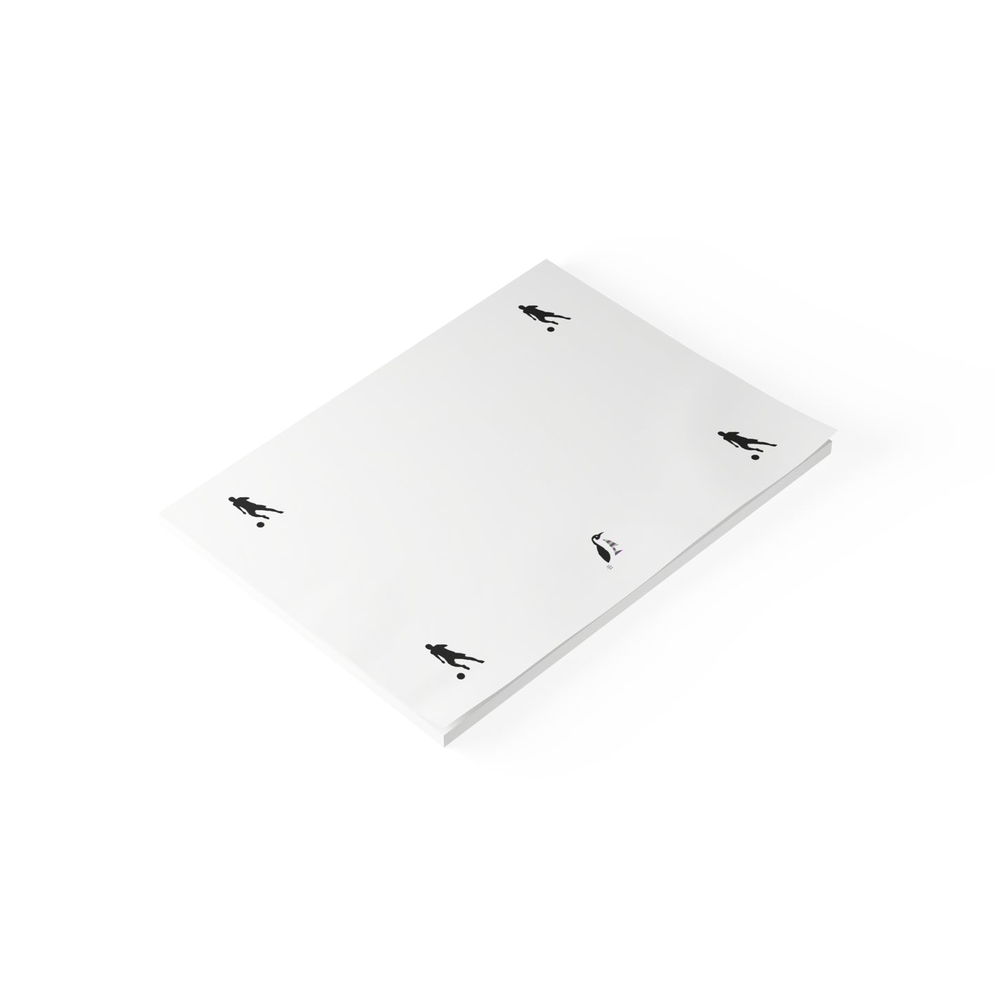 Post-it® Note Pads: Soccer White