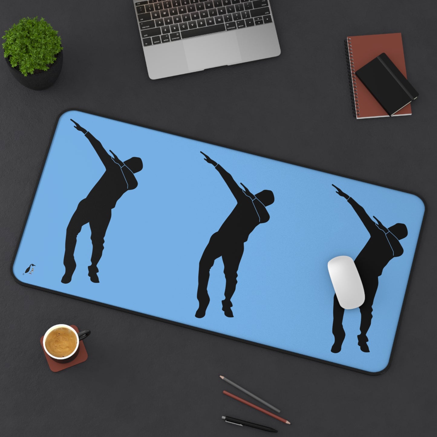 Desk Mat: Dance Lite Blue