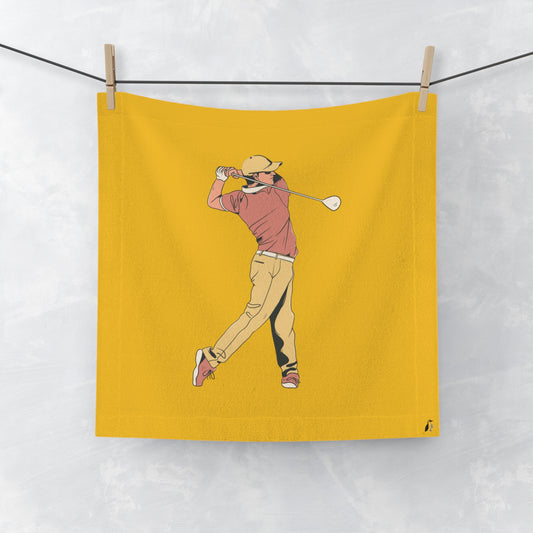 Face Towel: Golf Yellow