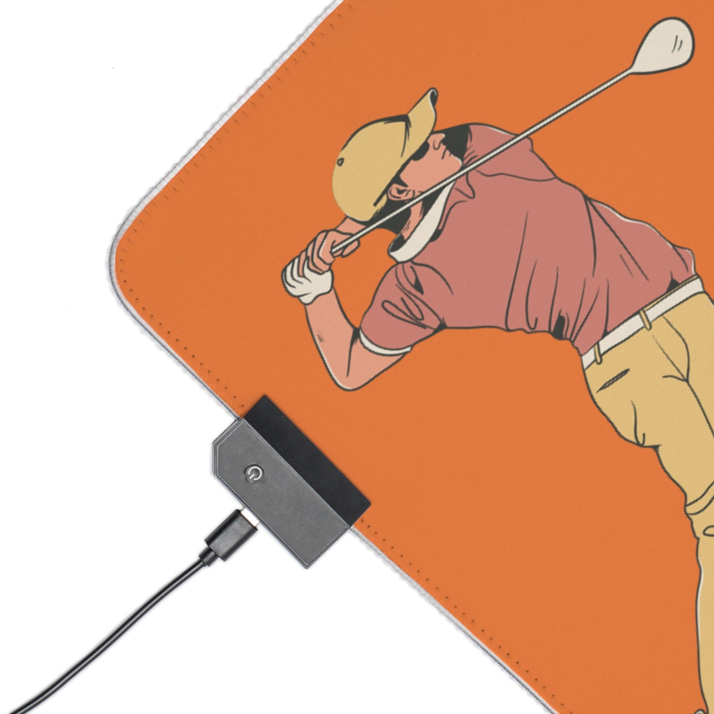 LED Gaming Mouse Pad: Golf Crusta