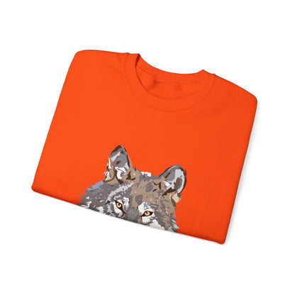 Heavy Blend™ Crewneck Sweatshirt: Wolves #1