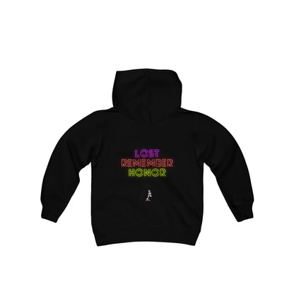 Youth Heavy Blend Hooded Sweatshirt: LGBTQ Pride 