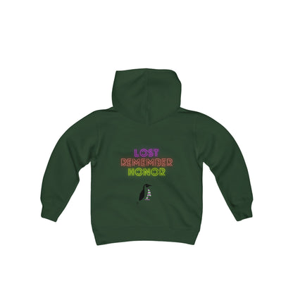 Youth Heavy Blend Hooded Sweatshirt: LGBTQ Pride 