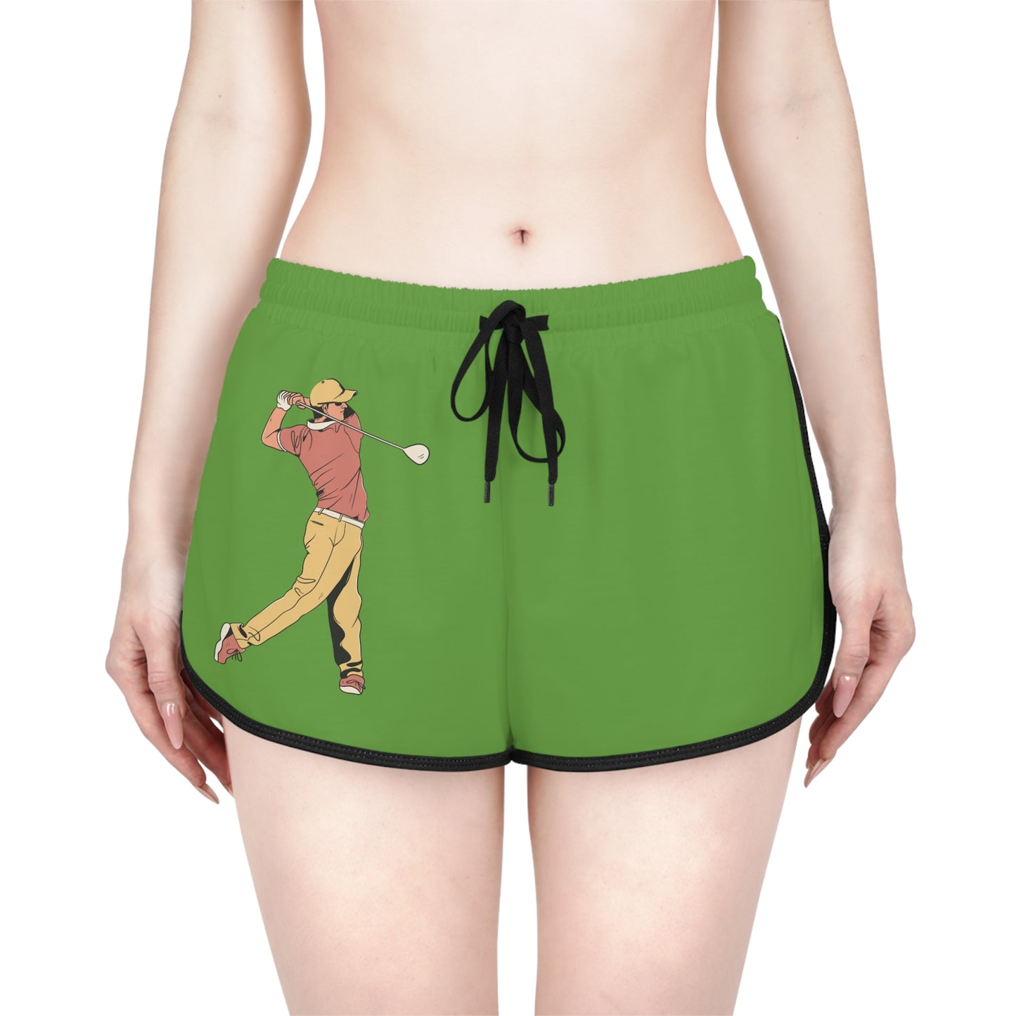 Women's Relaxed Shorts: Golf Green