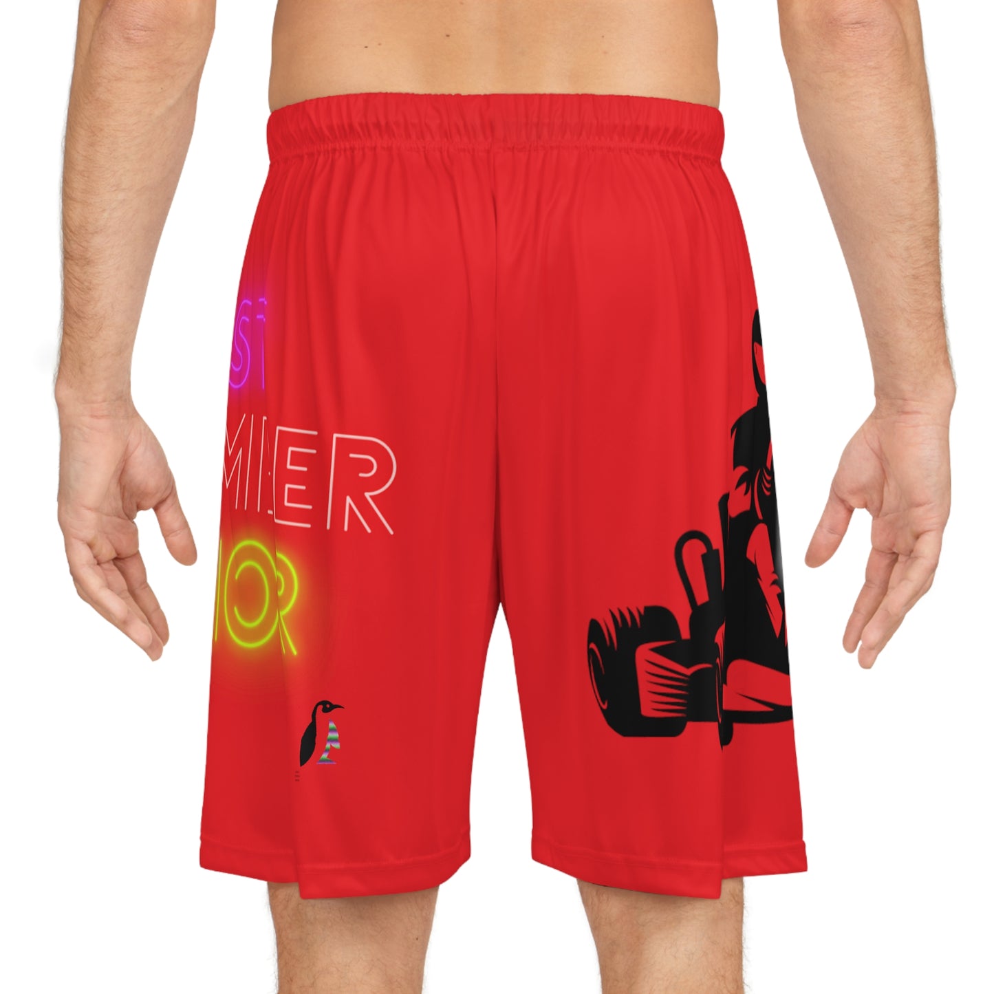 Basketball Shorts: Racing Red