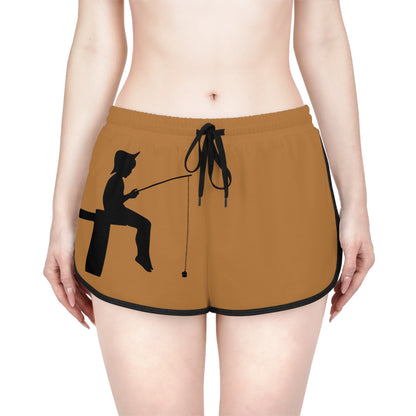 Women's Relaxed Shorts: Fishing Lite Brown