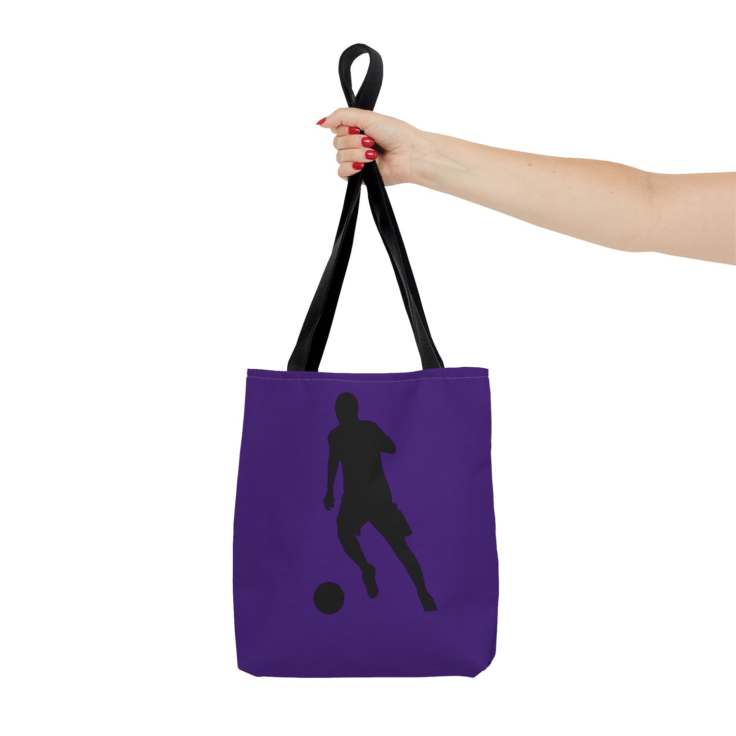 Tote Bag: Soccer Purple