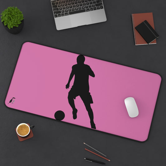 Desk Mat: Soccer Lite Pink