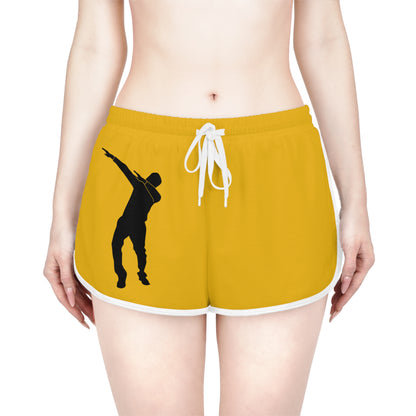 Women's Relaxed Shorts: Dance Yellow