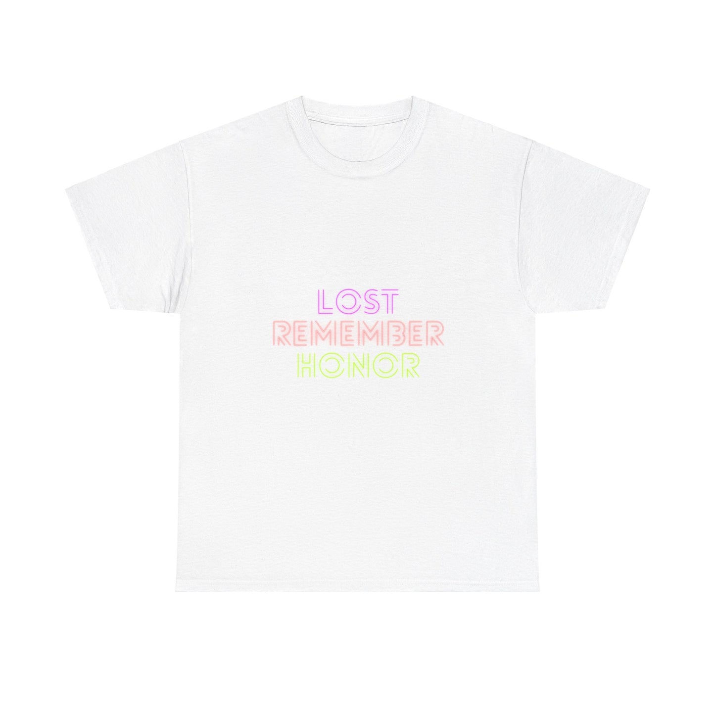 Heavy Cotton Tee: Lost Remember Honor #1