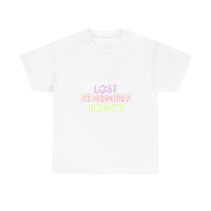 Heavy Cotton Tee: Lost Remember Honor #1