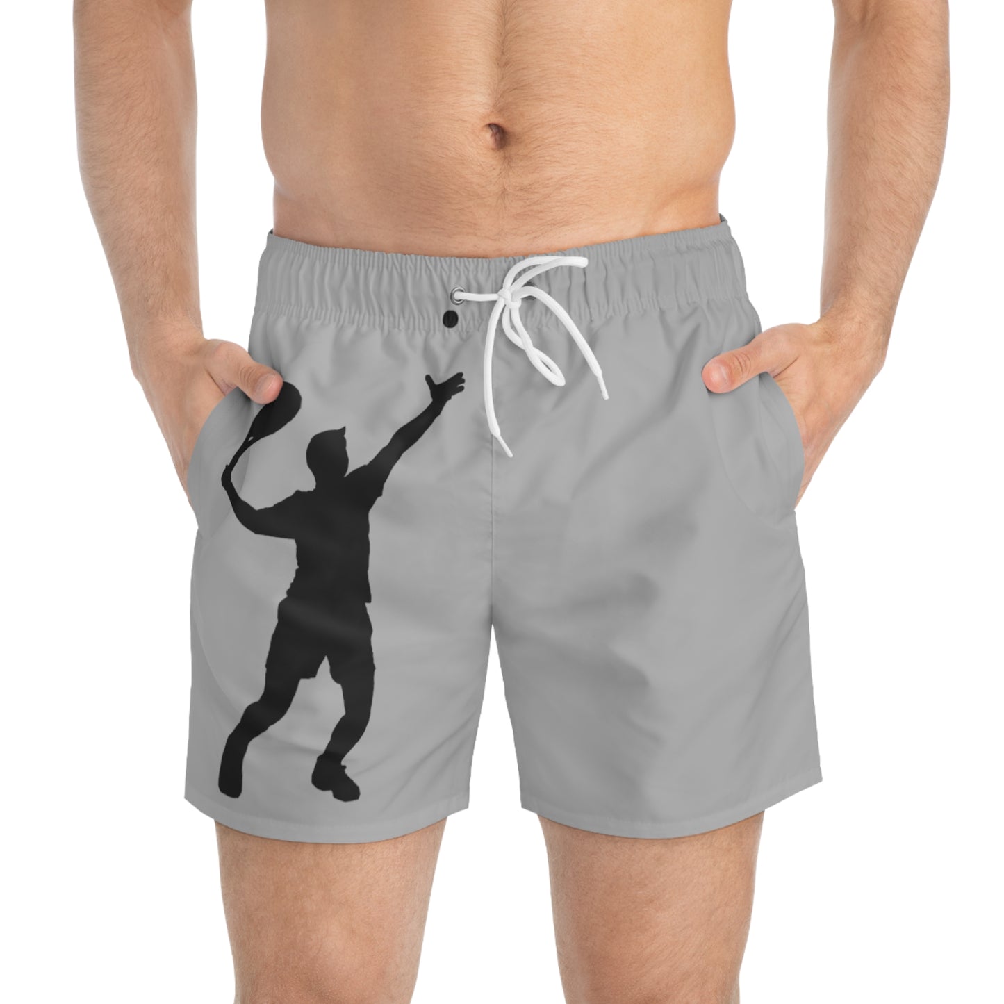 Swim Trunks: Tennis Lite Grey