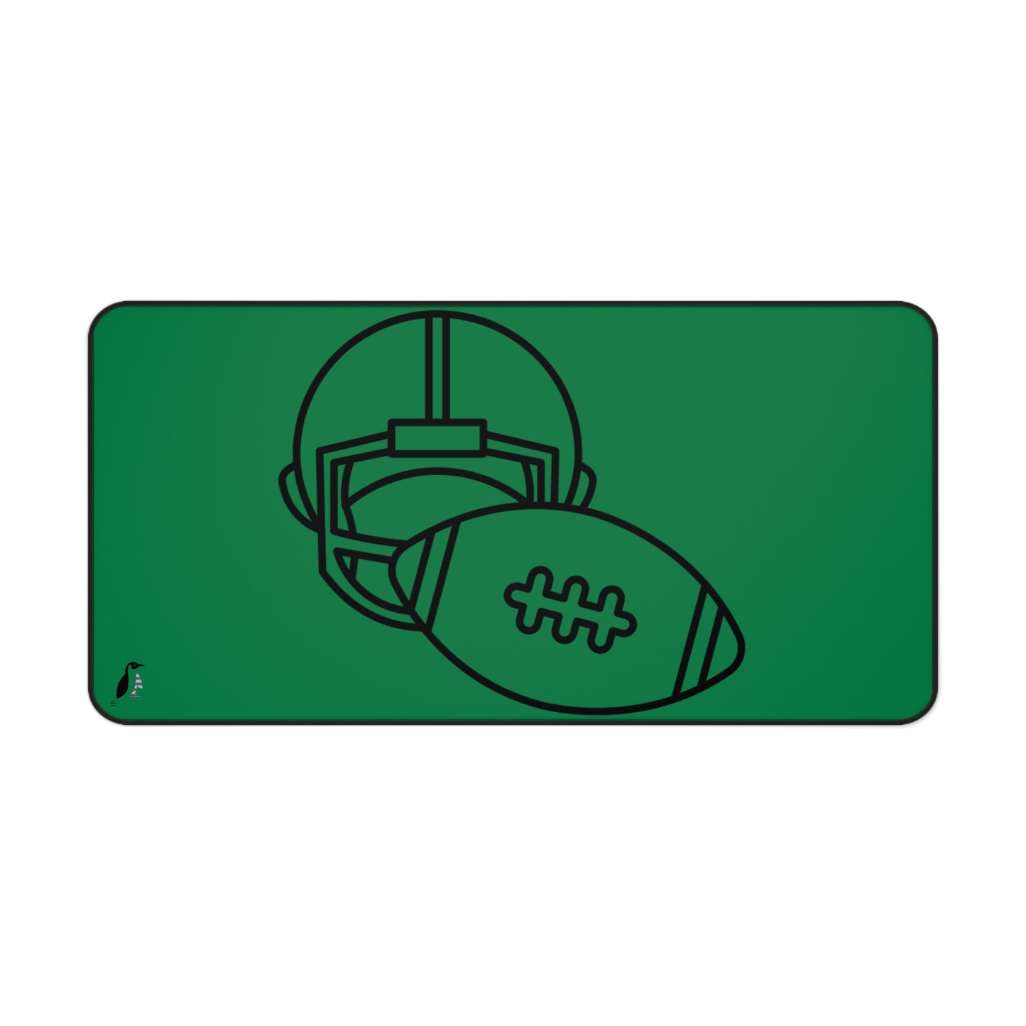 Desk Mat: Football Dark Green