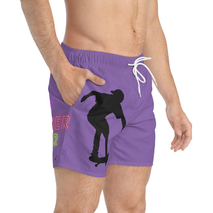 Swim Trunks: Skateboarding Lite Purple