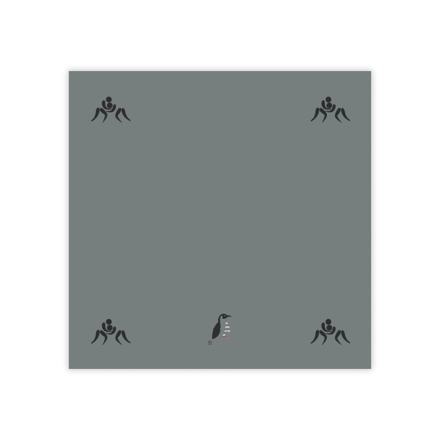 Post-it® Note Pads: Wrestling Dark Grey