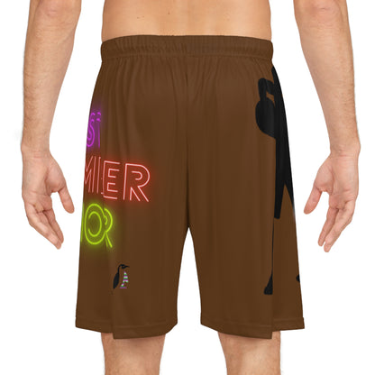 Basketball Shorts: Basketball Brown